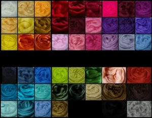 1 yard merino wool roving felting spinning doll hair fiber for dreads 20g/0.7oz  - Picture 1 of 61