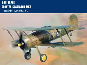 Gloster Gladiator MK2 1/48 Flugzeug Trumpeter Modellflugzeug Bausatz 64804 - Bild 1 von 10