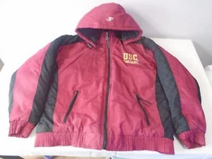 Giacca con cappuccio trojans atletico USC vintage logo taglia large - Foto 1 di 17