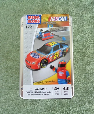 2004 Mega Bloks 1721- NASCAR Racing #24 Jeff Gordon Dupont Building Set- NEW - Image 1 of 2
