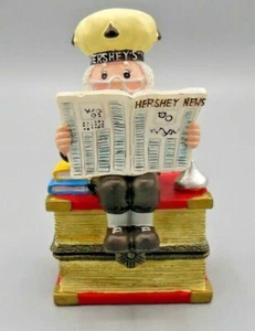Hershey's Mr Elf liest die Nachrichten Schmuckschatulle - Kurt S Adler Design - Bild 1 von 6