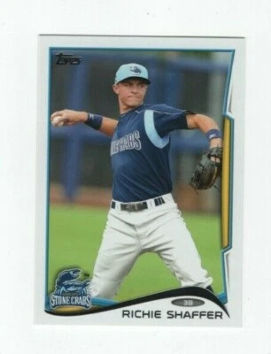 2014 TOPPS PRO DEBUT MINOR LEAGUE - RICHIE SHAFFER CHARLOTTE STONE CRABS #74 - Image 1 of 4