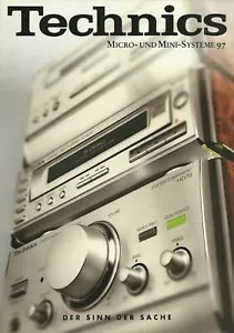 TECHNICS - BROCHURE CATALOGUE KATALOG - MICRO UND MINI SYSTEM - 1997 - DEUTSCH - Foto 1 di 1