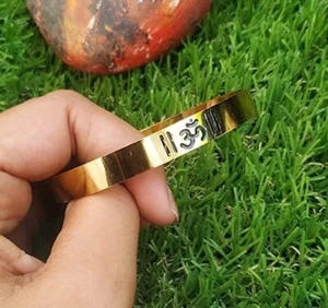 Saavan Special! Brazalete Brazalete Especializado Rudraksha Latón Kada Lord Shiva Nuevo - Imagen 1 de 81