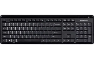 Amazon Basics 2.4GHz Wireless Keyboard Quiet and Compact US Layout (QWERTY) - Picture 1 of 4