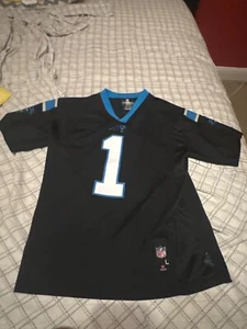 Nike NFL On-Field Carolina Panthers Cam Newton Football Jersey  #1 Adult Size L - Picture 1 of 2