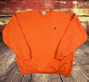 Sudadera De Colección Disney Mickey Mouse Para Hombres XL Mini Logo Bordado Años 90 EE. UU. Naranja - Imagen 1 de 11