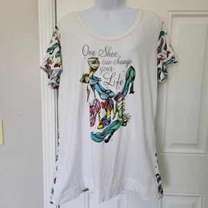 Disney Parks Cinderella One Shoe Can Change Your Life All Over Print T-Shirt XXL - Bild 1 von 10