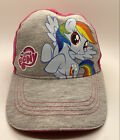 My Little Pony Cap Hat Girls Adjustable Gray Pink 100% Cotton 