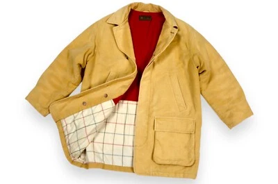 Abrigo Chaqueta Hombre LORO PIANA Storm System Algodón Marfil Italia Talla XL Foto 1 de 4