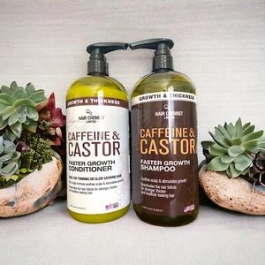 Capelli Chemist Limited ~ Shampoo e balsamo per la crescita più rapida con caffeina e ricino - Foto 1 di 2