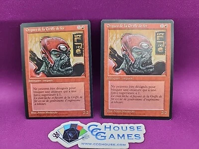 Ironclaw Orc Renaissance FBB French Miscut Off Center Error MTG *CCGHouse* - Image 1 of 4