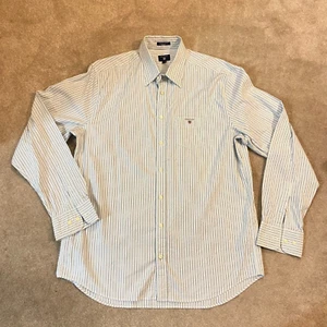 Gant Striped Shirt Mens Size XL 17.5" Button Down Collar Comfort Regular Fit - Picture 1 of 16