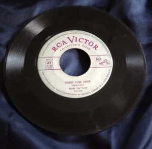 Pete Johnson Walkin' the Boogie/Honkie Tonk Train 45rpm RCA 27-0010 RARE AS IS - Picture 1 of 2