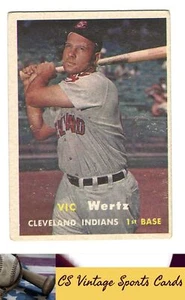 1957 Topps #78 Vic Wertz - Picture 1 of 2