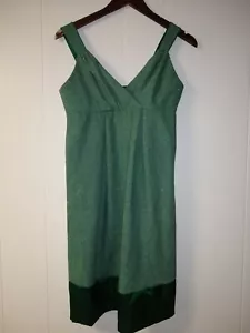 Max Cleo Women Green Dress Size 8P - Picture 1 of 5