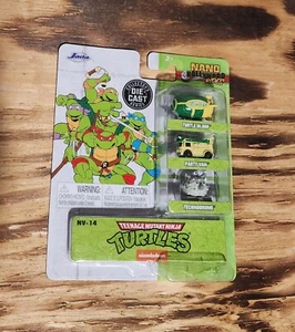 Teenage Mutant Ninja Turtles 3 Pc Set Nano Hollywood Rides Diecast Jada 31790 - Picture 1 of 2