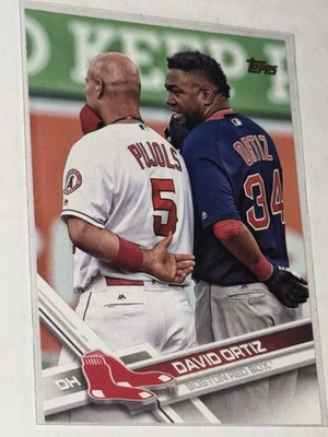 SSP David Ortiz Albert Pujols NM/M Variation 2017 Topps Image HOF #350 EX RARE - Image 1 of 4