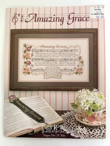 Vera K Enterprises Counted Cross Stitch Leaflet AMAZING GRACE - Picture 1 of 1