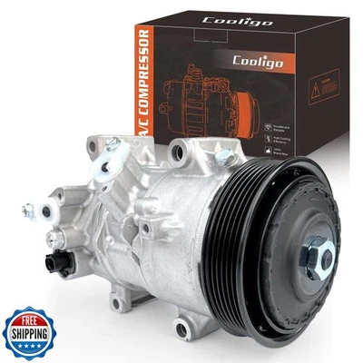 COOLIGO CO29198C A/C Compressor w/Clutch Compatible with Toyota Corolla 2014-2019 Cor