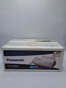 Fax compacto de papel normal Panasonic KX FP205 con sistema de respuesta digital NOS - Imagen 1 de 10