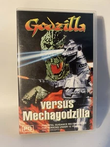 Godzilla Vs mechagodzilla AU VHS Video 90s boot Japanese kaiju - Picture 1 of 5