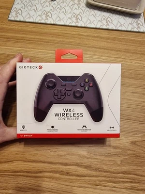 Gioteck WX4 Wireless Controller Gaming black Nintendo Switch PC  - Image 1 of 4