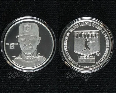 1992-98 Highland Mint Coins Silver Don Mattingly - Image 1 of 2