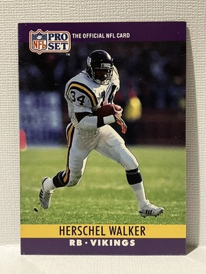 1990 Pro Set Football - #197 Herschel Walker - Image 1 of 2