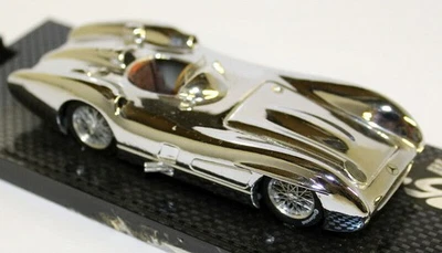 Brumm 1/43 Mercedes Benz W196C Chrome Anniversary Diecast Model Car - Image 1 of 4