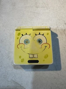 Nintendo GameBoy Advance SP AGS 101 Bright Screen Spongebob Yellow With Charger - Picture 1 of 13