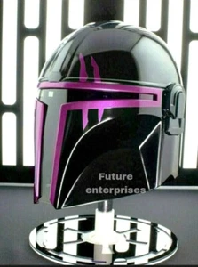 The Mandalorian Star Wars Black Series Wearable Black Helmet Collectible item - Picture 1 of 6