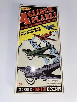 Schylling Retro 4 Glider Planes Foam Pack NEW - Image 1 of 4