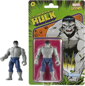 MARVEL LEGENDS RETRO 375 COLLECTION 3 3/4-INCH GREY HULK ACTION FIGURE - Picture 1 of 4