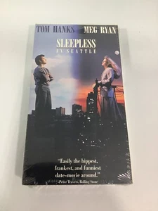 New Sealed 1993 Sleepless In Seattle VHS Columbia Tri-Star Movie - Picture 1 of 2
