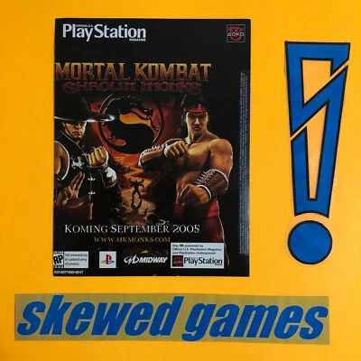 PlayStation Magazine Demo Disc Issue 96 - Mortal Kombat - New Sealed - Sony PS2 - Image 1 of 2