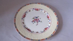 8" Alfred Meakin Plate Yellow Pink Floral Art Noveau Style Antique Porcelain - Picture 1 of 8