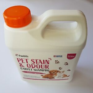 Pawbits Home Pet Carpet Shampoo Stain & Odour lemon fragrance dogs cats 1 litre