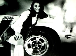 1970 MUSTANG BOSS 302 ORIGINAL KEYSTONE WHEEL AD*1969/aluminum slot/hood/door/GT - Picture 1 of 2