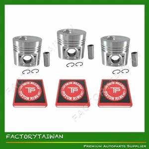 Piston + Ring Kit Set Oversize 81mm (+0.50mm) ISUZU 3KR1 x3 PCS (8-94414-745-0) - Picture 1 of 11