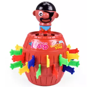 Pirate Barrel Game Jumping Pirate Toy Family Fun Interactive Kids Party Game - Picture 1 of 13