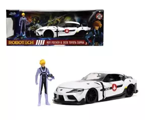 Modellino 1/24 Jada ROBOTECH 2020 Toyota Supra & Roy Focker pressofuso bianco 33682 - Foto 1 di 1