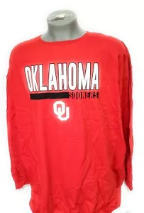 Mens Fanatics Univ of Oklahoma Sooners Big & Tall NCAA Long Sleeve Tee T-Shirt - Picture 1 of 2