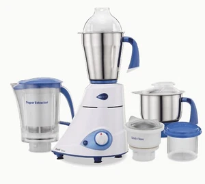 Preethi Blue Leaf Platinum Mixer Grinder With 4 Jars - 750W Capacity - Picture 1 of 8