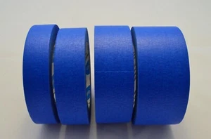 Nastro per mascheratura blu 25-48 mm / 50 m. Resistente ai raggi UV, decorazione pittura, sbucciatura pulita. - Foto 1 di 35