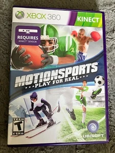 MotionSports: Play for Real (Microsoft Xbox 360 + Kinect) Hülle/Handbuch/Spiel - Bild 1 von 3