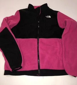 The North Face Girls Hot Pink Black Danali Full Zip Jacket Tamaño 14/16 GRANDE - Imagen 1 de 6