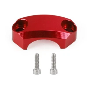 22mm Master Cylinder Perch Clamp Cover Red For Motocross MX Enduro Motorbike B2 - Picture 1 of 8