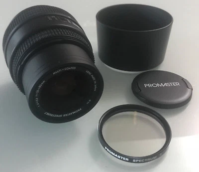 Promaster Spectrum 7 35-80mm F4~5.6 Camera Lens W Promaster Spectrum 7 52mm UV F - Image 1 of 4