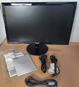 Asus LCD VS228 LED Backlight 21.5inch Wide HDMI DVI VGA 1920x1080 Monitor - Picture 1 of 16